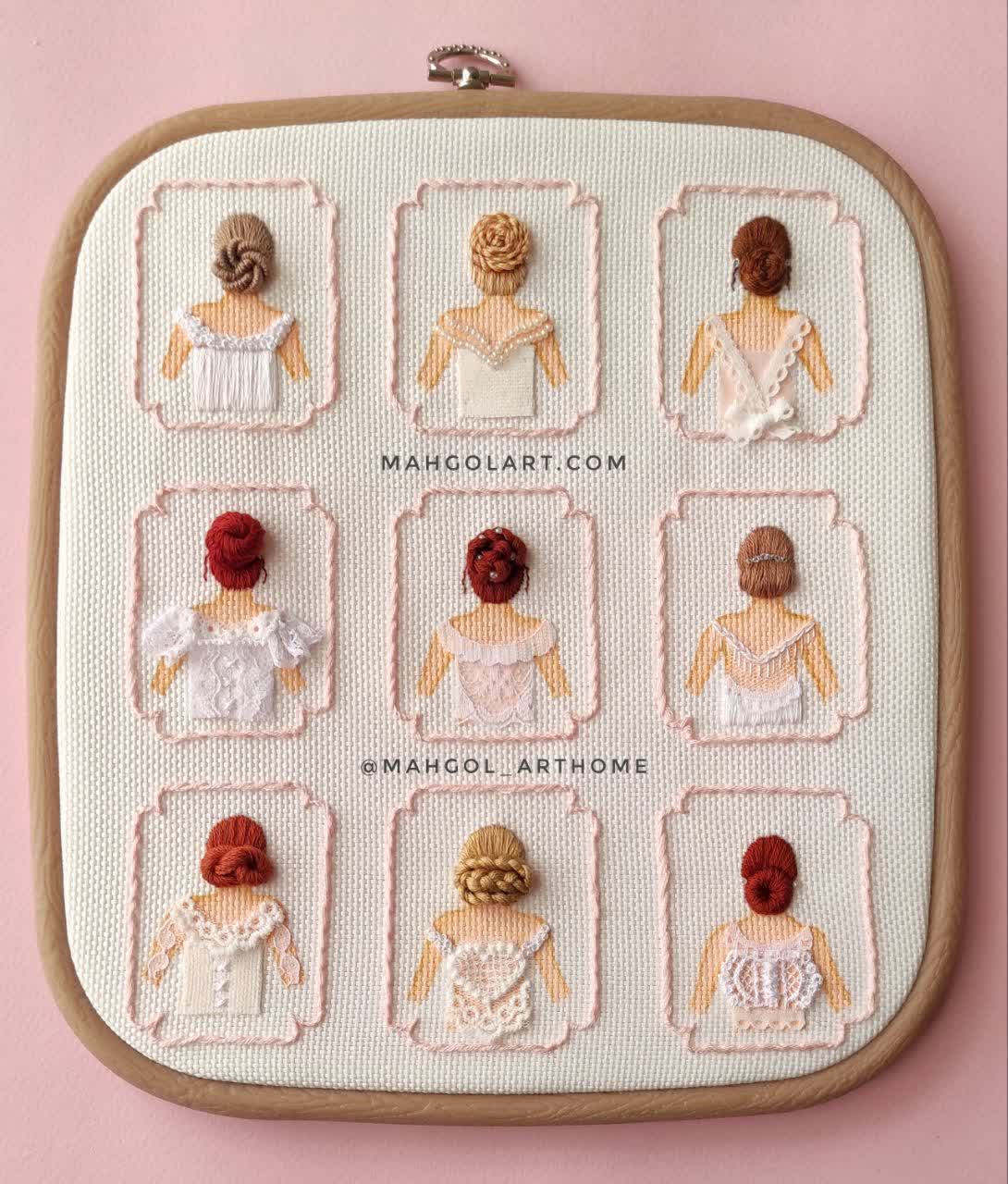 دوره جامع گلدوزی حرفه ای<br/>(مقدماتی،پیشرفته،فانتزی) - تصویر 6